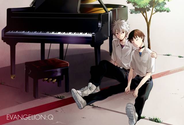 ikari shinji+nagisa kaworu