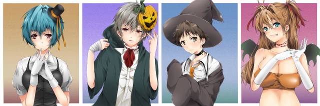 ayanami rei+ikari shinji+nagisa kaworu+soryu asuka langley
