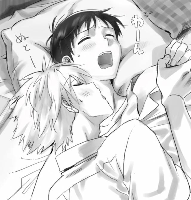 ikari shinji+nagisa kaworu