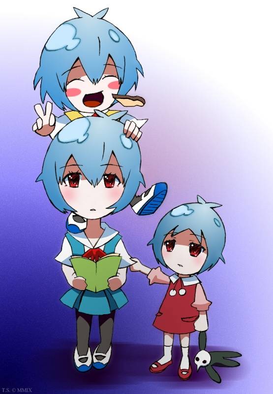 ayanami rei+sachiel